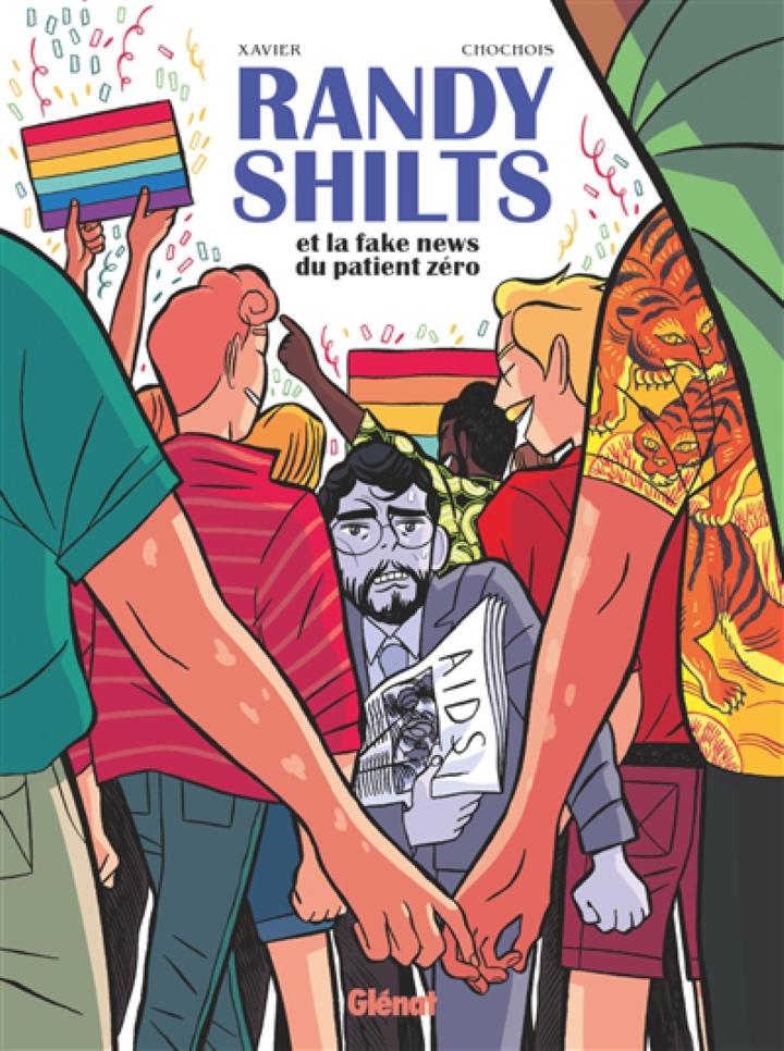 Couverture de la BD Randy Shilts et la fake news du patient zéro