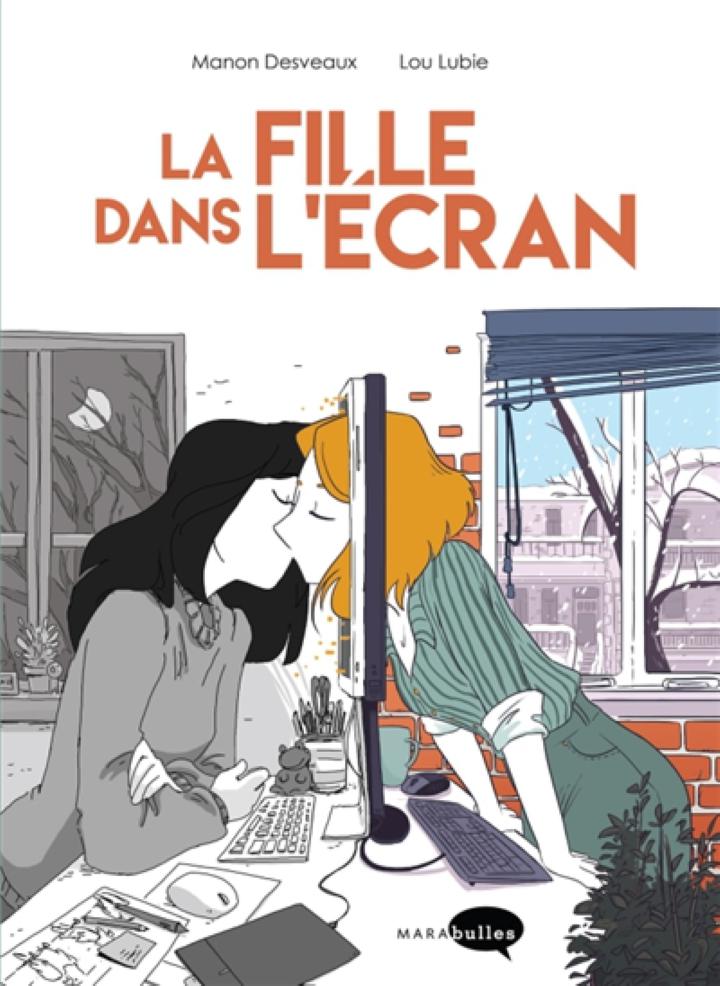Couverture de la BD la fille dans l'écran, sur la solitude et la phobie sociale